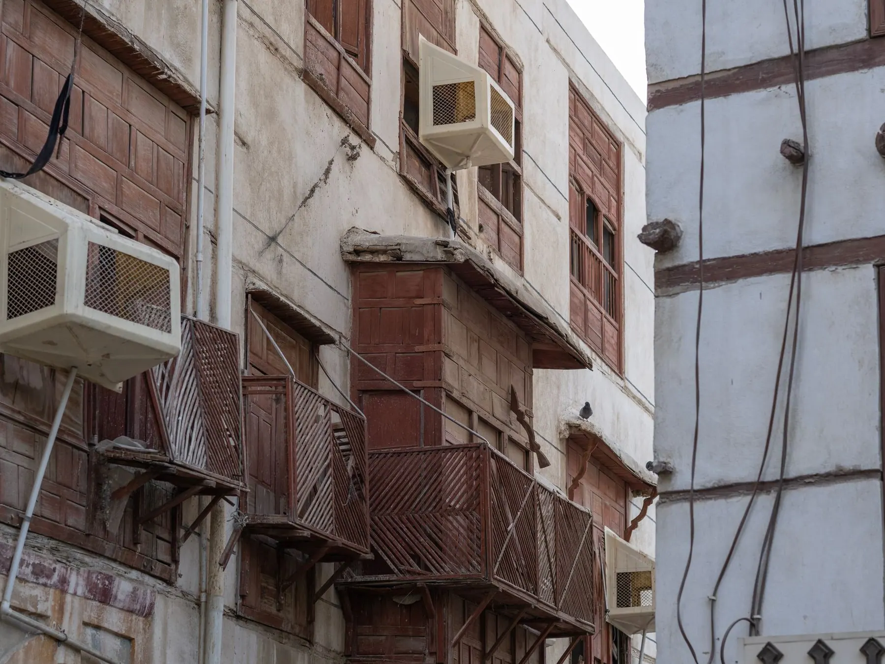 Historic coral-stone architecture in Jeddah Al-Balad